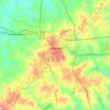 Wadesboro topographic map, elevation, terrain