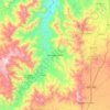 Zautla topographic map, elevation, terrain