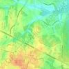 Arcola topographic map, elevation, terrain