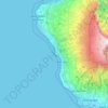 Réserve naturelle marine de la Réunion topographic map, elevation, terrain