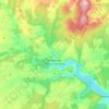 Druyes-les-Belles-Fontaines topographic map, elevation, terrain