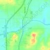 Patoka topographic map, elevation, terrain