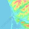 Morro Bay topographic map, elevation, terrain