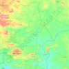Akoko North East topographic map, elevation, terrain
