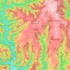 Mangrove Mountain topographic map, elevation, terrain
