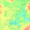 Oakfield Township topographic map, elevation, terrain