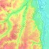 Luneau topographic map, elevation, terrain