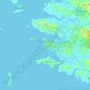 Tanjung Pinang topographic map, elevation, terrain