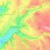 Misérieux topographic map, elevation, terrain