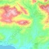 Caltabellotta topographic map, elevation, terrain