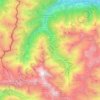 Stelvio topographic map, elevation, terrain
