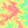 Tennessee Ridge topographic map, elevation, terrain