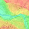 Toruń topographic map, elevation, terrain