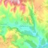 Torres de Albarracín topographic map, elevation, terrain