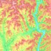 Jefferson Township topographic map, elevation, terrain