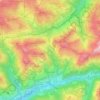 Fontanella topographic map, elevation, terrain
