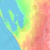 Shire Of Shark Bay topographic map, elevation, terrain