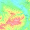 Juan Rodríguez Clara topographic map, elevation, terrain