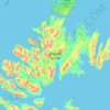 Afognak Island topographic map, elevation, terrain