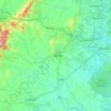 Fauquier County topographic map, elevation, terrain