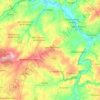 Bourgvallées topographic map, elevation, terrain
