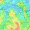 Glebe topographic map, elevation, terrain