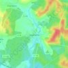 Longchamp topographic map, elevation, terrain