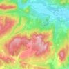 Sabran topographic map, elevation, terrain