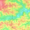 West Des Moines topographic map, elevation, terrain
