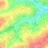 Pontal Sul - Acréscimo topographic map, elevation, terrain