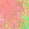 Songpan County topographic map, elevation, terrain