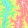 新卡乡 topographic map, elevation, terrain