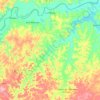 Luzilândia topographic map, elevation, terrain
