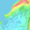 São Martinho do Porto topographic map, elevation, terrain