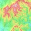 El Cardoso de la Sierra topographic map, elevation, terrain