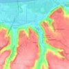 Ablon topographic map, elevation, terrain