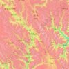 道孚县 རྟའུ་རྫོང། topographic map, elevation, terrain