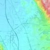 Fushë-Krujë topographic map, elevation, terrain