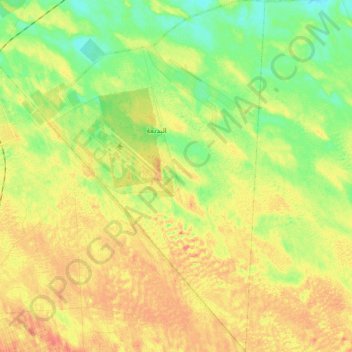 Al Bday'ah topographic map, elevation, terrain