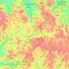 Oliveira topographic map, elevation, terrain