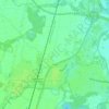 Fegersheim topographic map, elevation, terrain