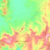 Wantagong topographic map, elevation, terrain