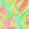Вятскополянский район topographic map, elevation, terrain