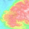 Alcântaras topographic map, elevation, terrain