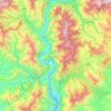 Torghar District topographic map, elevation, terrain