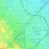 Midlothian topographic map, elevation, terrain