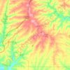 Town of Mineral Point topographic map, elevation, terrain