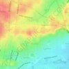 Busby topographic map, elevation, terrain