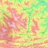 镇坪县 topographic map, elevation, terrain