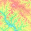 Jo Daviess County topographic map, elevation, terrain